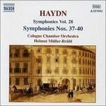 Sinfonie n.37, n.38, n.39, n.40 - CD Audio di Franz Joseph Haydn