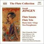 Sonata per flauto - Trio con flauto - Danza lenta - Elegia - 2 Parafrasi - CD Audio di Joseph Jongen