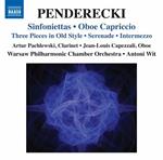 Sinfoniette - Capriccio per oboe - Serenata - Intermezzo - 3 Pezzi in stile antico