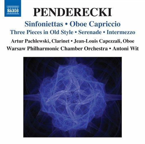 Sinfoniette - Capriccio per oboe - Serenata - Intermezzo - 3 Pezzi in stile antico - CD Audio di Krzysztof Penderecki