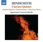 Sonata per clarinetto - Quartetto con clarinetto - Quintetto con clarinetto - CD Audio di Paul Hindemith