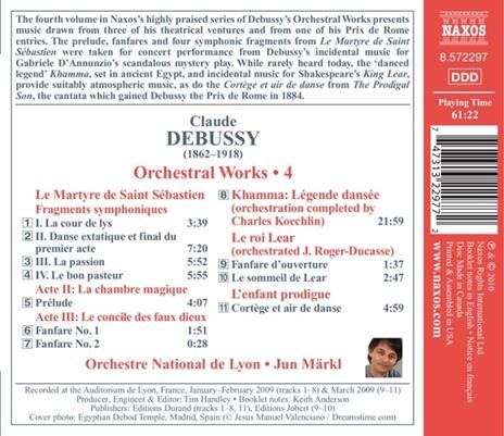 Le Martyre De Saint Sebas - CD Audio di Claude Debussy - 2