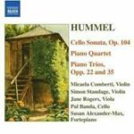 Sonate per violoncello op.104 - Trii op.22, op.35 - Quartetto op. postuma