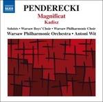 Magnificat - Kadisz - CD Audio di Krzysztof Penderecki