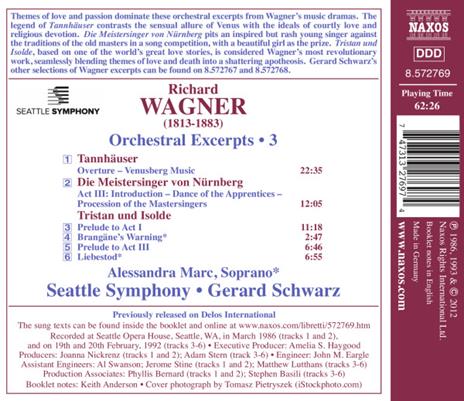 Orchestral Excerpts vol.3 - CD Audio di Richard Wagner - 2