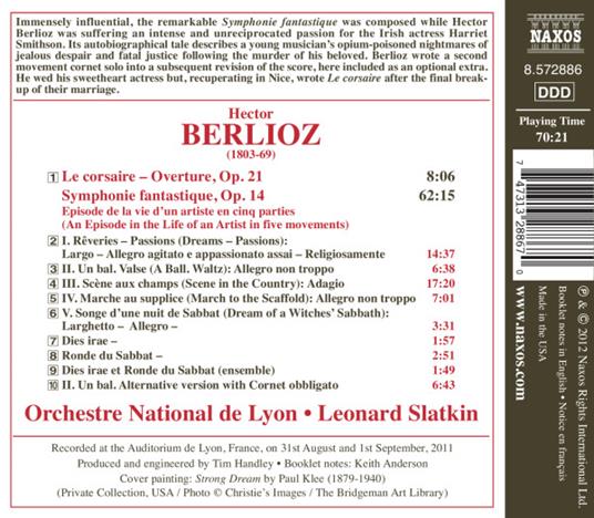 Sinfonia fantastica (Symphonie fantastique) - CD Audio di Hector Berlioz - 2