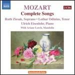 Lieder completi - CD Audio di Wolfgang Amadeus Mozart,Ruth Ziesak,Lothar Odinius,Ulrich Eisenlohr,Ariane Lorch