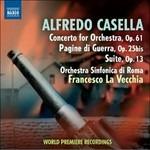 Concerto per Orchestra Op.61, Pagine di Guerra Op.25bis, Suite Op.13