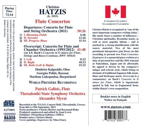 Concerti per flauto - CD Audio di Christos Hatzis - 2