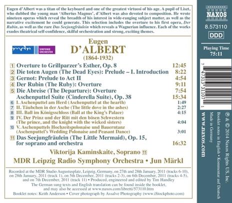 Opere orchestrali - CD Audio di Eugen D'Albert,Jun Märkl - 2