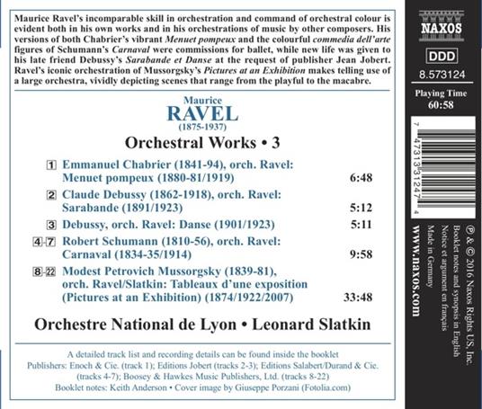 Opere orchestrali vol.3 - CD Audio di Maurice Ravel - 2