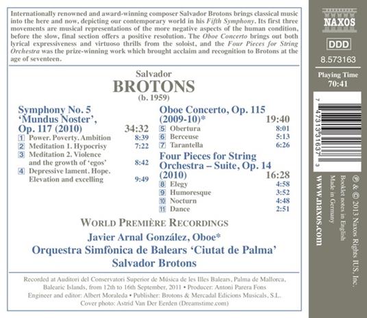 Opere orchestrali - CD Audio di Salvador Brotons - 2