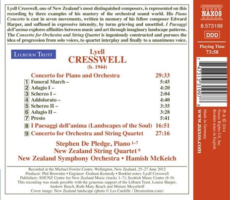 Opere orchestrali - CD Audio di Lyell Cresswell - 2