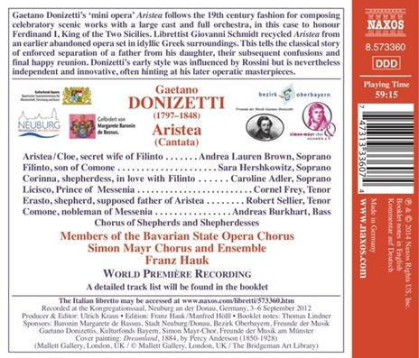 Aristea - CD Audio di Gaetano Donizetti - 2