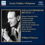 Recital vol.1 1939-1947 - CD Audio di William Primrose