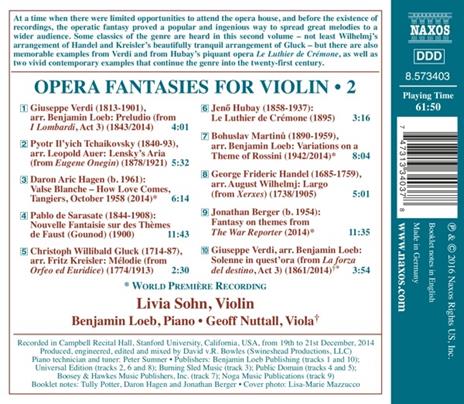 Fantasie operistiche per violino vol.2 - CD Audio - 2
