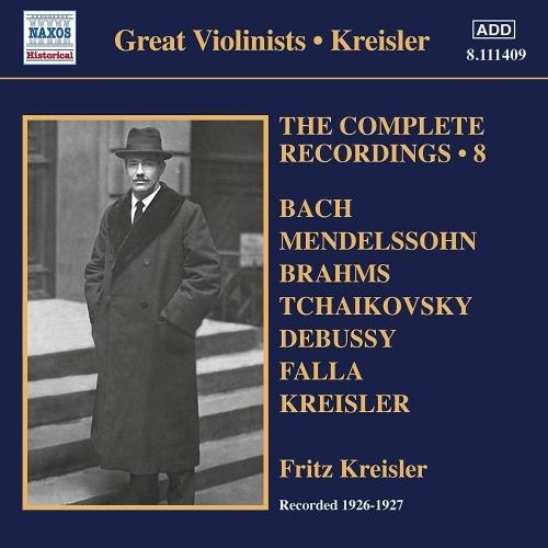 Integrale delle registrazioni vol.8 1926-1927 - CD Audio di Fritz Kreisler