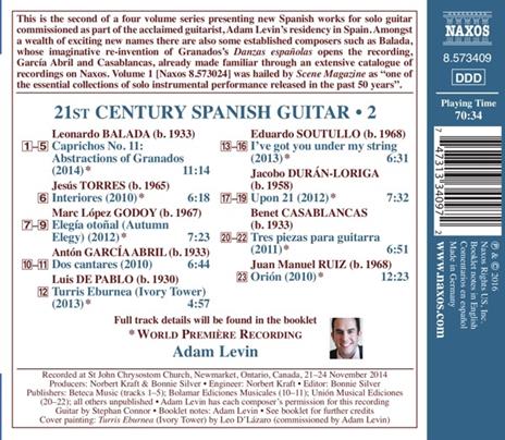 La chitarra spagnola del XXI secolo - CD Audio - 2