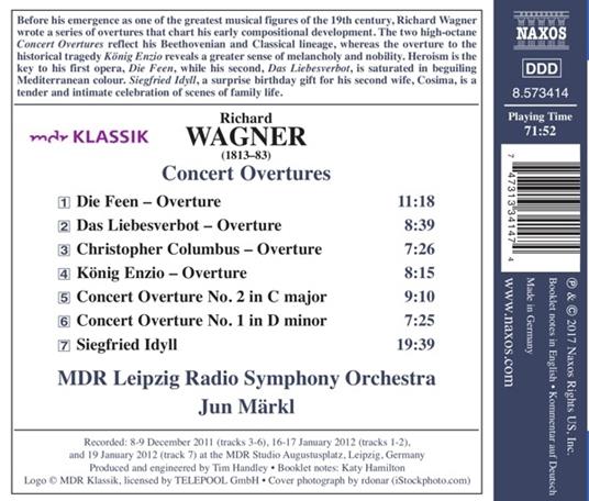 Ouvertures - CD Audio di Richard Wagner,MDR Leipzig Radio Symphony Orchestra - 2