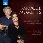 Baroque Moments. Musica per due chitarre - CD Audio di Johann Sebastian Bach,Antonio Vivaldi,César Franck,Georg Friedrich Händel