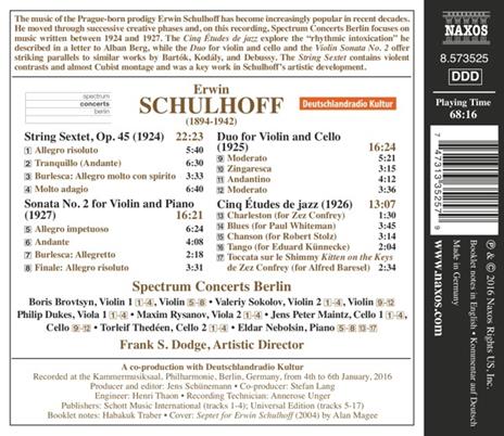 Musica da camera - CD Audio di Erwin Schulhoff - 2
