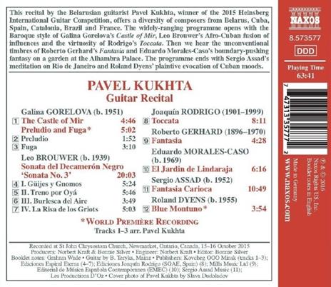 Guitar Recital - CD Audio di Pavel Kukhta - 2