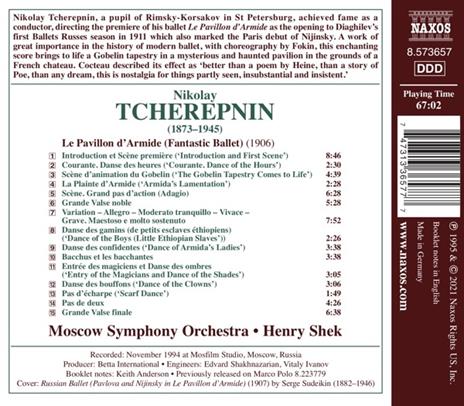 Le Pavillon d'Armide (Fantastic Ballet) - CD Audio di Alexander Tcherepnin - 2