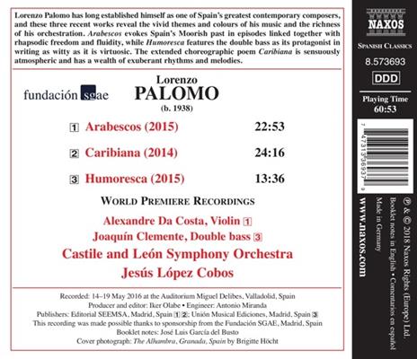 Arabescos - Caribiana - Humoresca - CD Audio di Jesus Lopez-Cobos,Lorenzo Palomo - 2