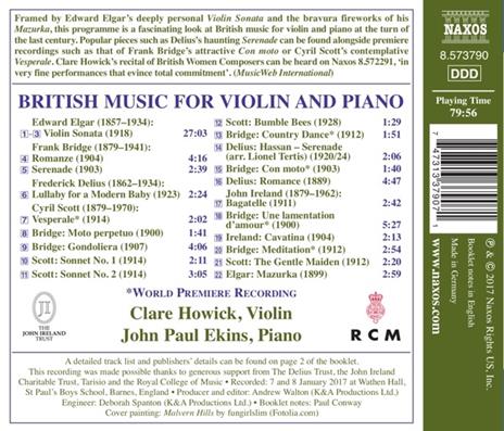 Musica inglese per violino e pianoforte - CD Audio - 2