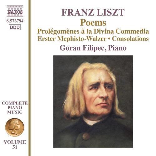 Musica per pianoforte completa vol.51 - CD Audio di Franz Liszt,Goran Filipec