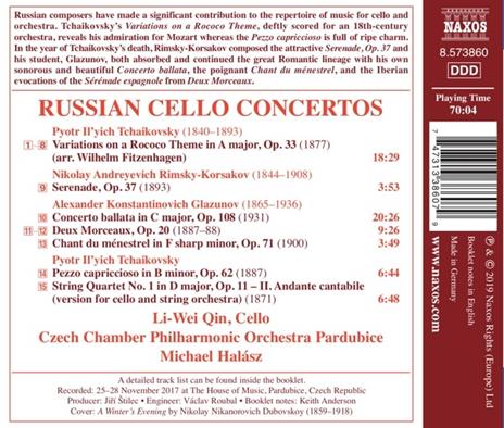 Concerti russi per violoncello - CD Audio di Li-Wei Qin - 2