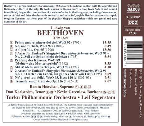 Musica per voce e orchestra - CD Audio di Ludwig van Beethoven - 4