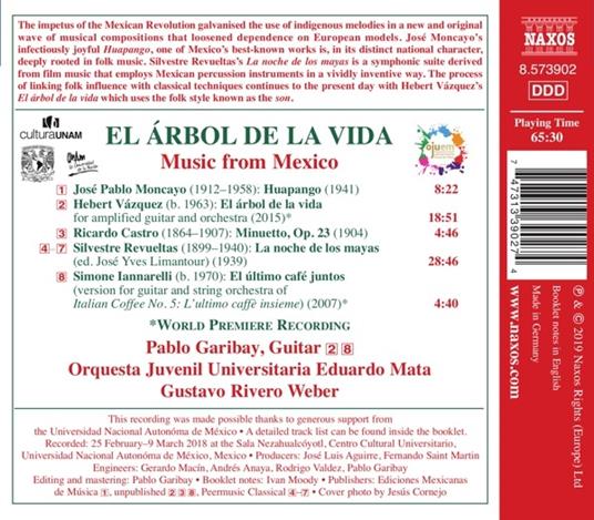 El arbol de la vida. Musica dal Messico - CD Audio - 2