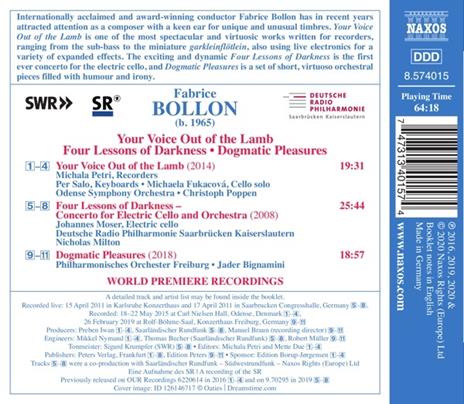 Your Voice Out Of The Lamb - CD Audio di Fabrice Bollon - 2