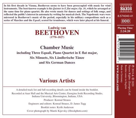 Chamber Music - CD Audio di Ludwig van Beethoven - 2