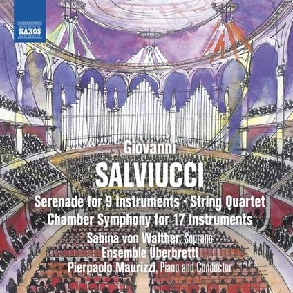 Serenata per 9 strumenti - Salmo di David - Quartetto per archi in Do - CD Audio di Giovanni Salviucci,Pierpaolo Maurizzi