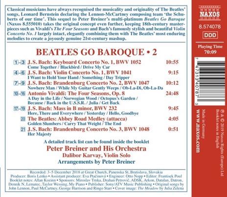 Beatles Go Baroque vol.2 - CD Audio di Peter Breiner - 2