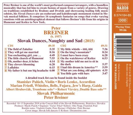 Slovak Dances - CD Audio di Peter Breiner - 2