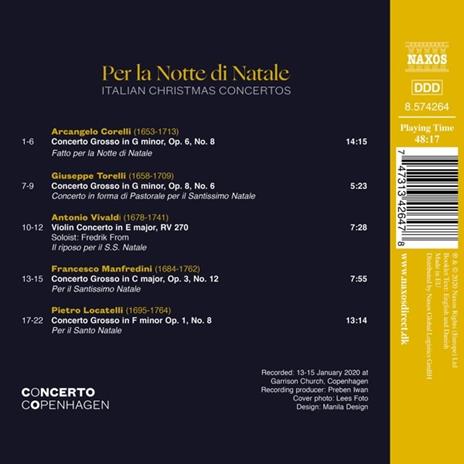 Per la Notte di Natale - Italian Christmas Concertos - CD Audio di Lars Ulrik Mortensen - 2