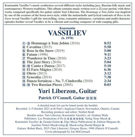 Guitar Works Vol.1 - CD Audio di Konstantin Vassiliev - 2