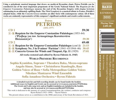 Requiem - Symphony No.3 - CD Audio di Petros Petridis - 2