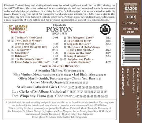 Carols And Anthems - CD Audio di Elizabeth Poston - 2