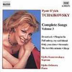 Lieder vol.3 - CD Audio di Pyotr Ilyich Tchaikovsky
