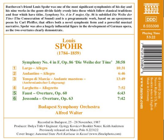 Sinfonia n.4 op.86 - CD Audio di Louis Spohr - 2