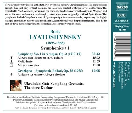 Sinfonie vol.1 - CD Audio di Theodore Kuchar,Boris Lyatoshynsky - 2
