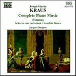 Opere complete per pianoforte - CD Audio di Joseph Martin Kraus