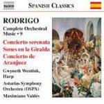 Concierto Serenata per arpa e orchestra - Estudiantina - Intermezzo con aria - Sarao - Sones en la giralda - CD Audio di Joaquin Rodrigo