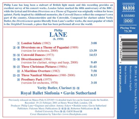 British Light Music Vol. 15 - CD Audio di Royal Ballet Sinfonia,Philip Lane - 2