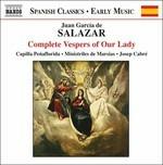 Vespri completi di Nostra Signora - CD Audio di Juan Garcia Salazar