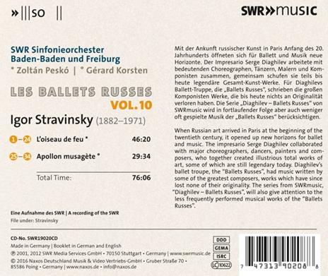 Les ballets russes vol.1 - CD Audio di Igor Stravinsky - 2